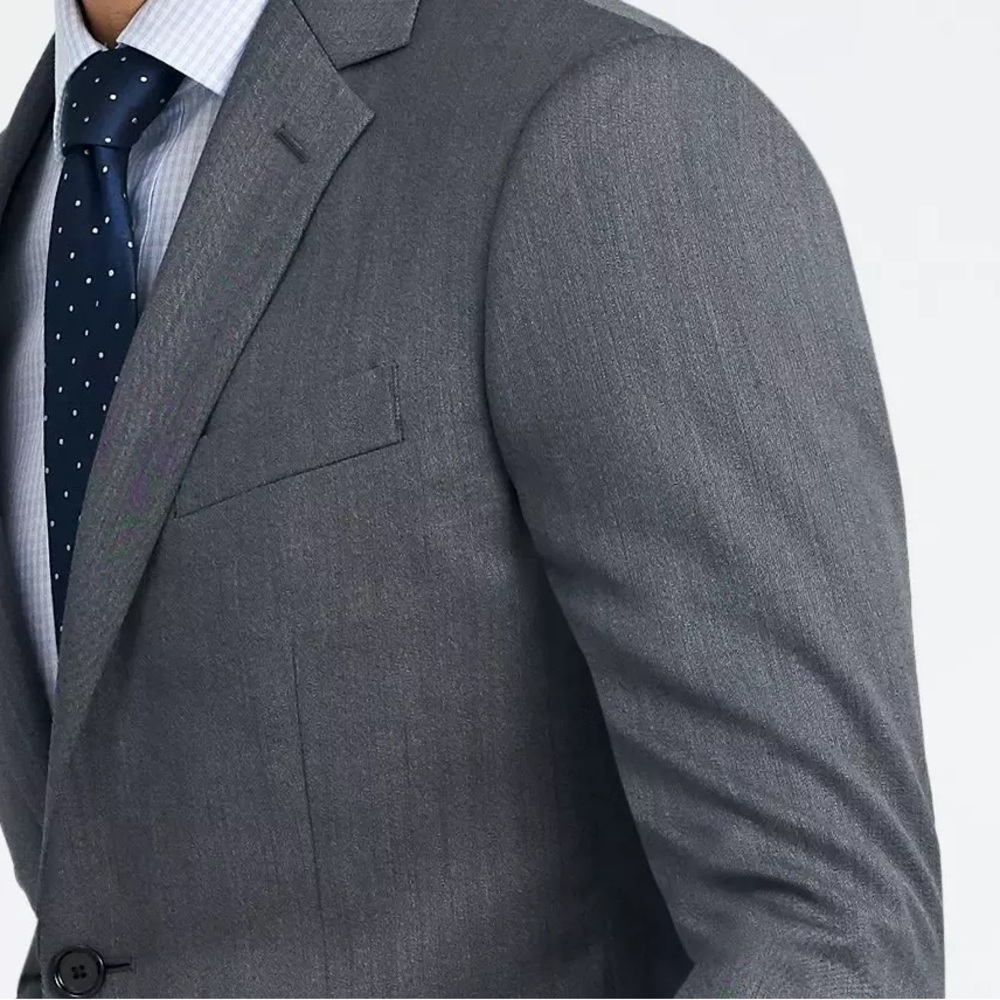 Indochino charcoal grey two piece suit